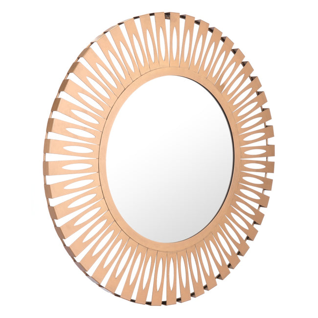 Conall Round Mirror - Gold