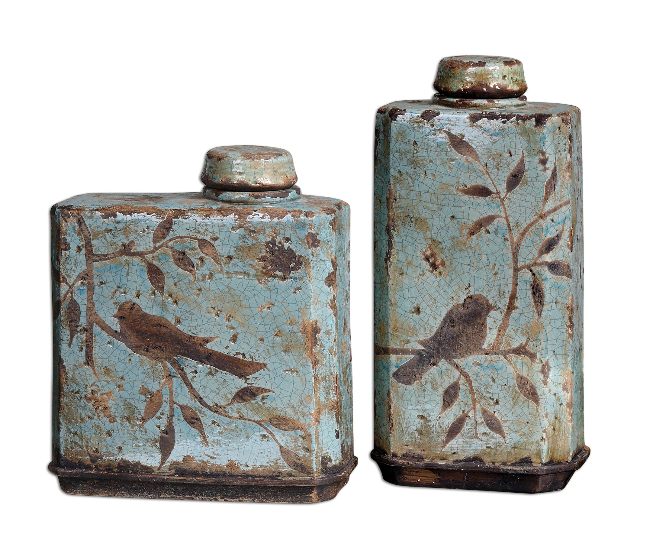 Freya Light Sky Blue Containers - Set of 2