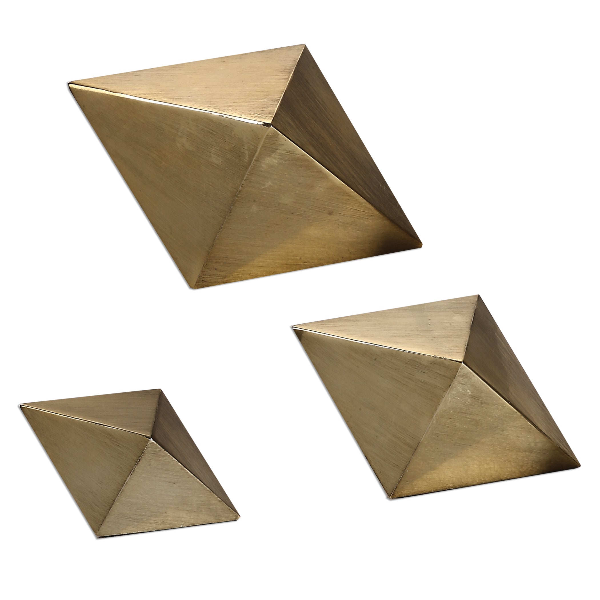 Rhombus Champagne Accents - Set of 3