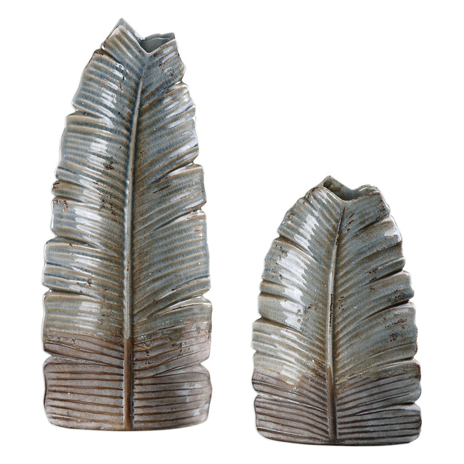 Invano Leaf Vases - Set of 2