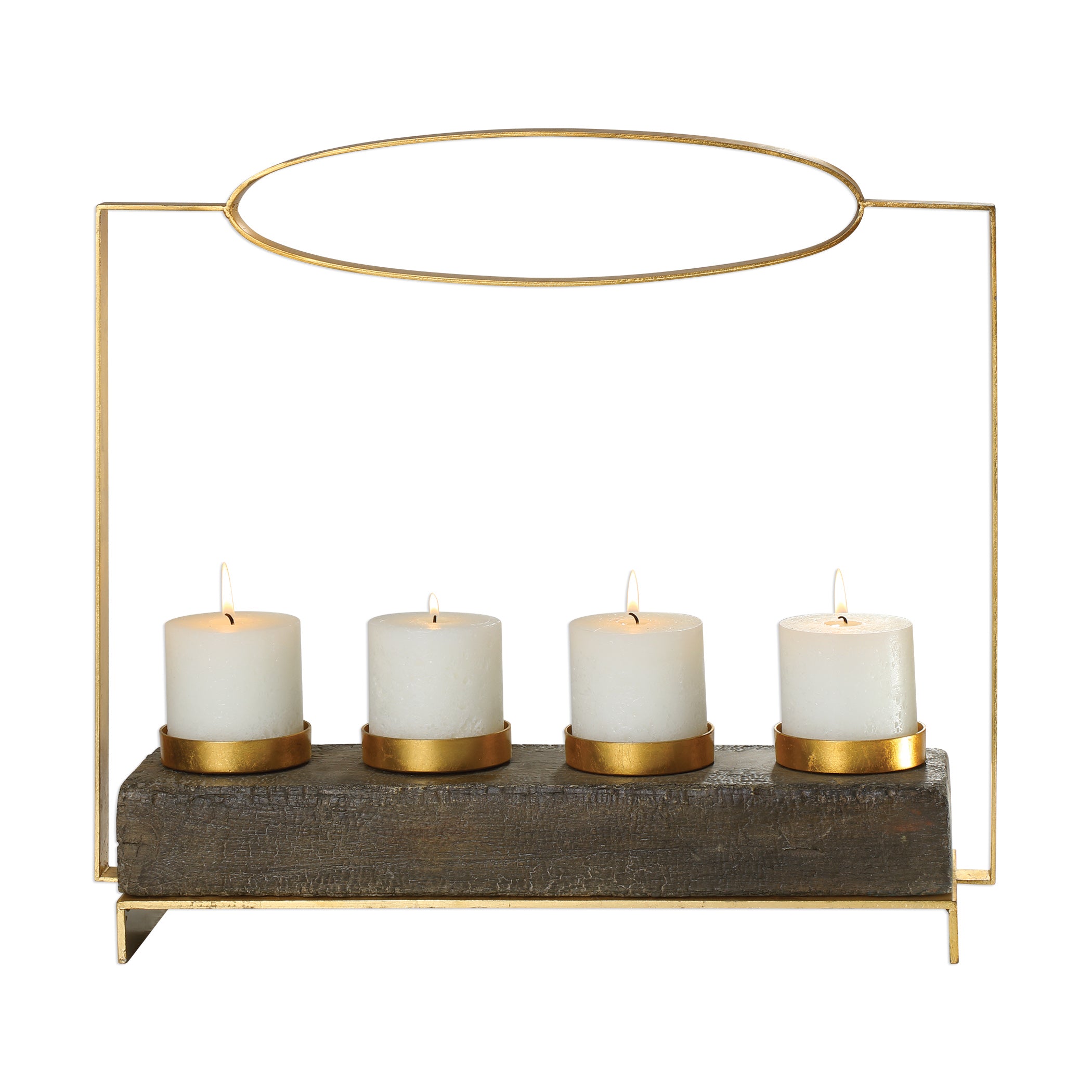 Amrit Gold Candleholder