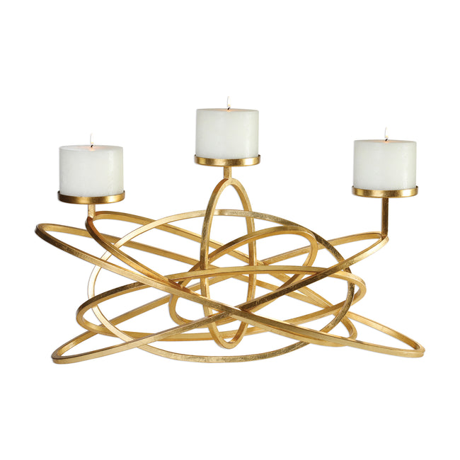 Mishka Gold Candelabra