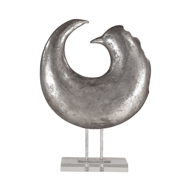 Isha Silver Bird Sculpture