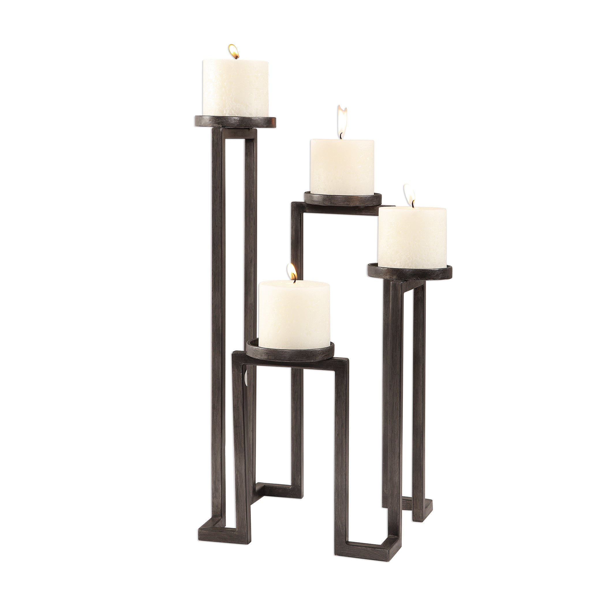 Natalie Stepped Candleholder