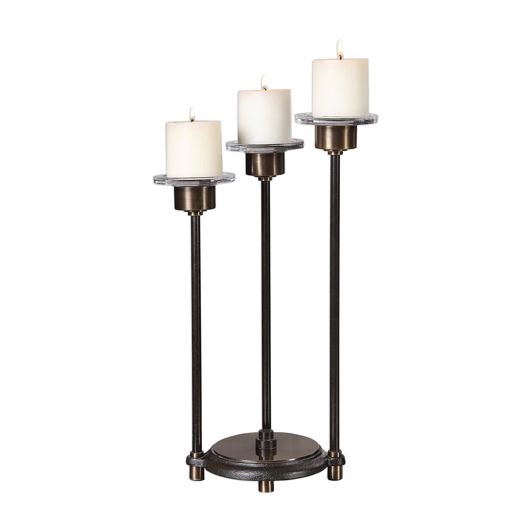 Amal Coffee Bronze Candleholder