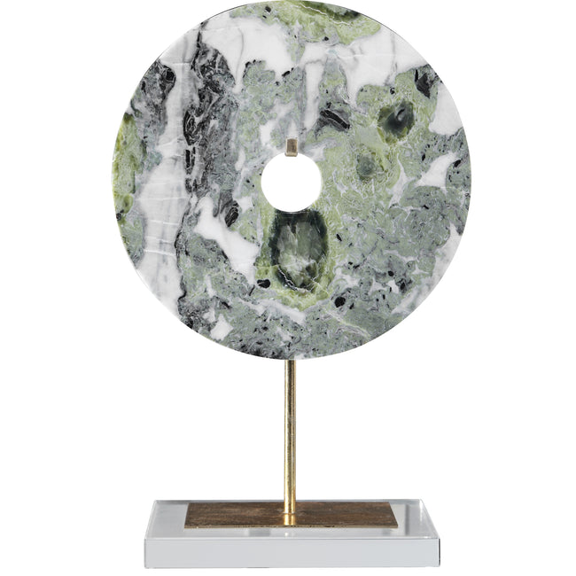 Irelyn Marble Disk Sculpture