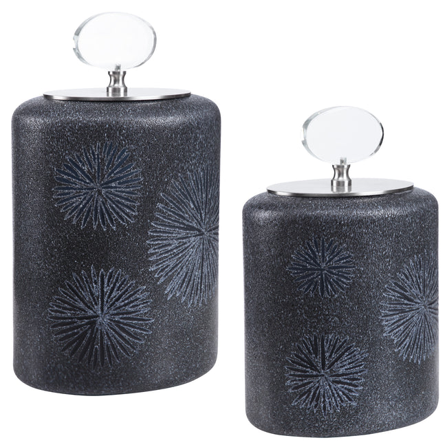 Floral Burst Bottles - Set of 2