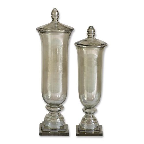 Gilli Glass Decorative Containers - Set of 2