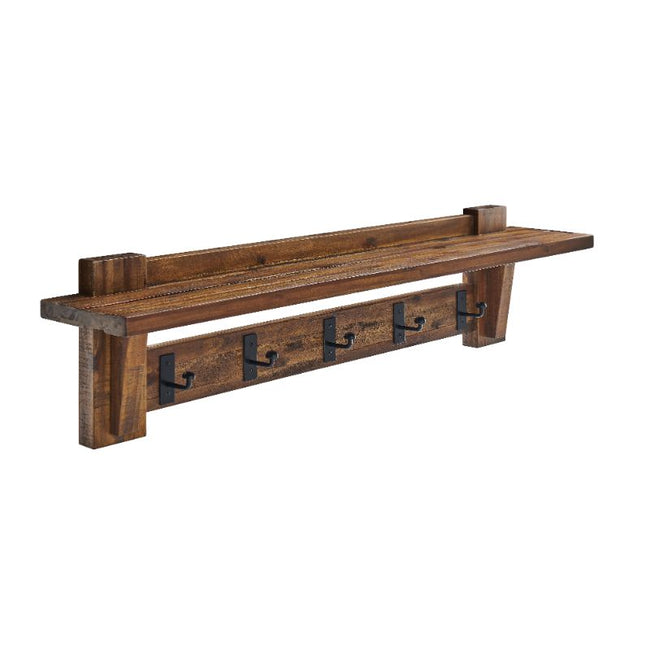 Durango 60" Wood Coat Hook Entryway Shelf