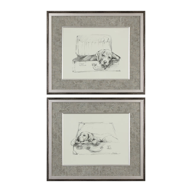 Stowaway Dog Prints - Set of 2