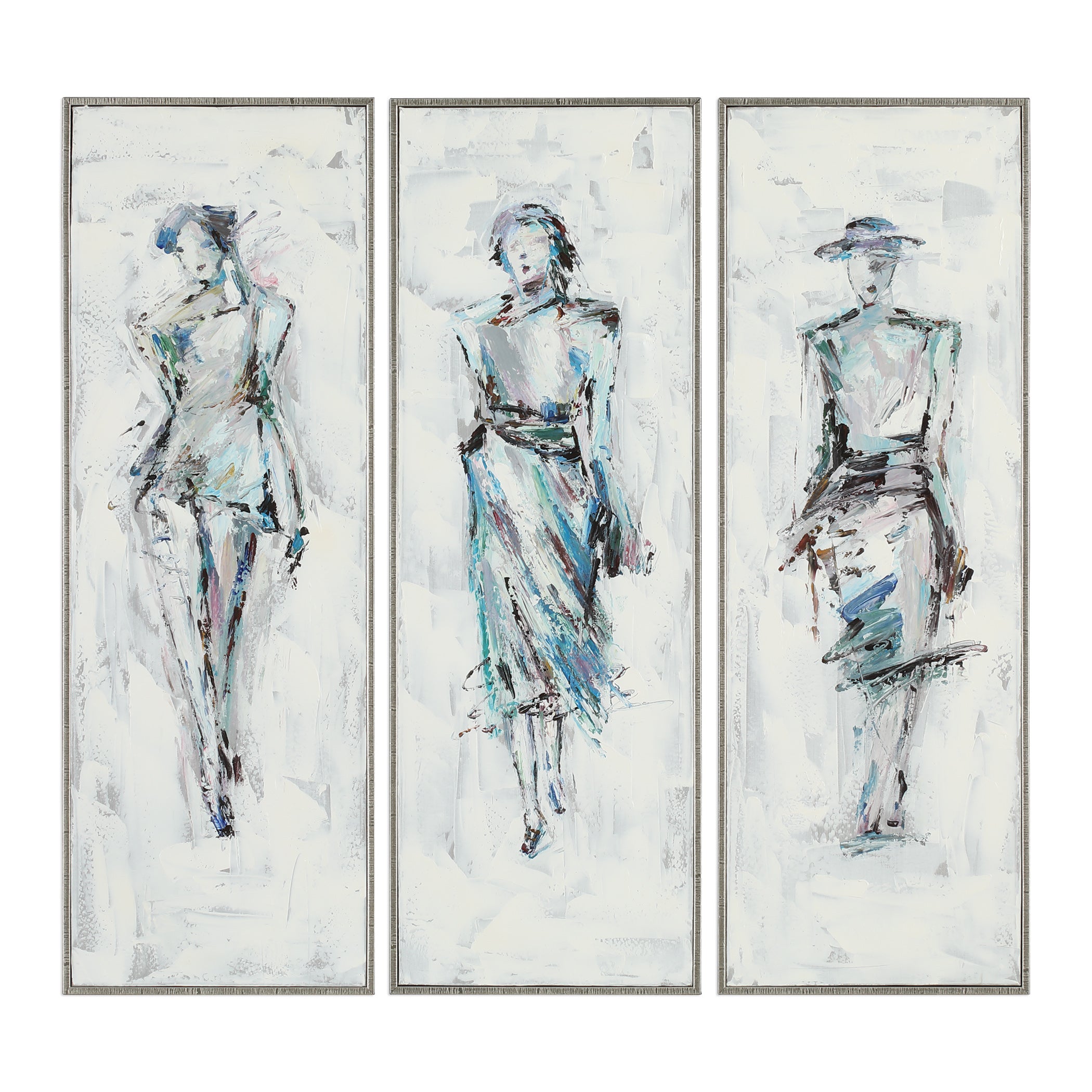 Styling Hand Painted Art - Set of 3