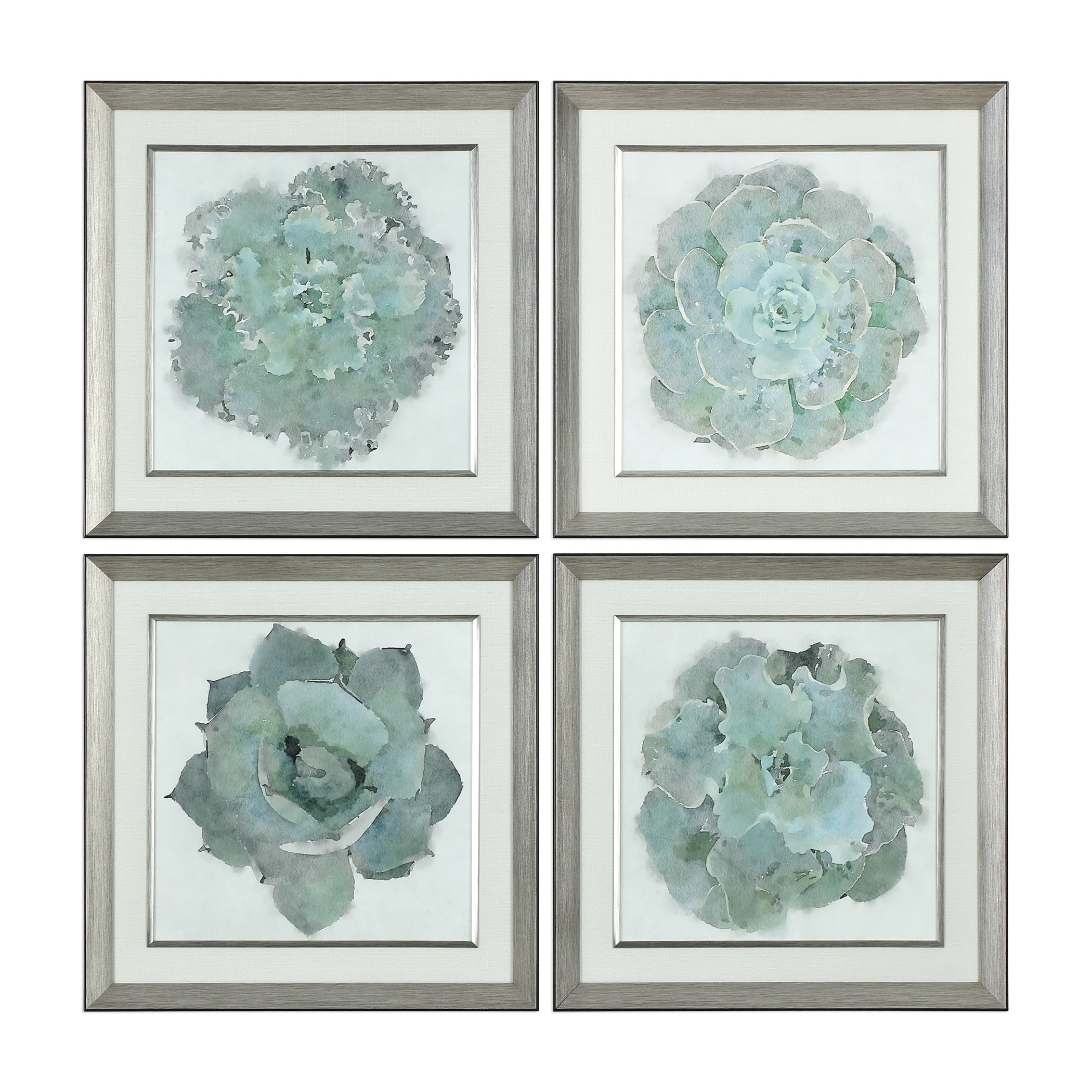 Natural Beauties Botanical Prints - Set of 4