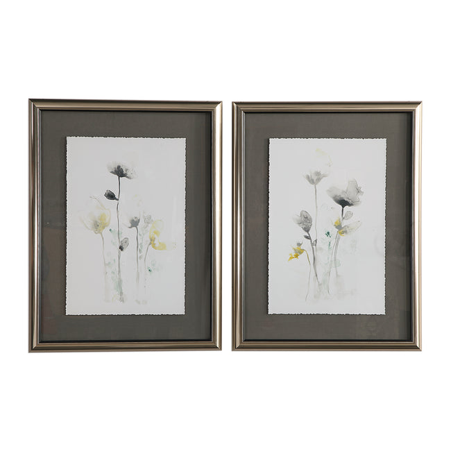 Stem Illusion Floral Art - Set of 2