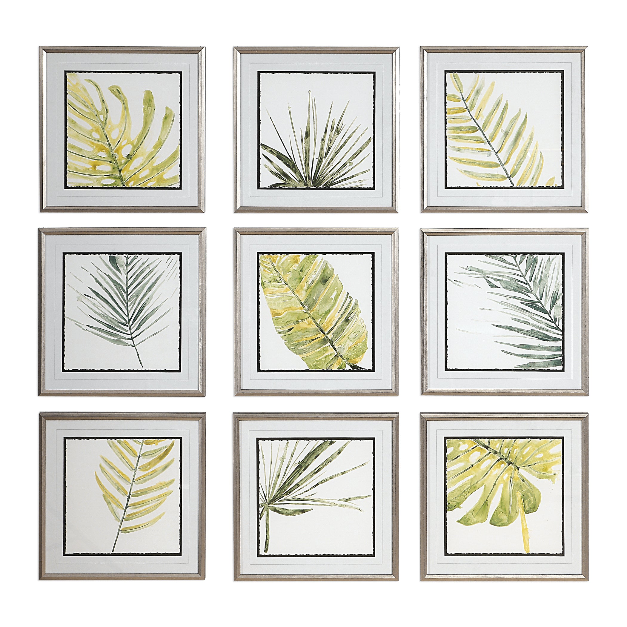 Verdant Impressions Leaf Prints - Set of 9