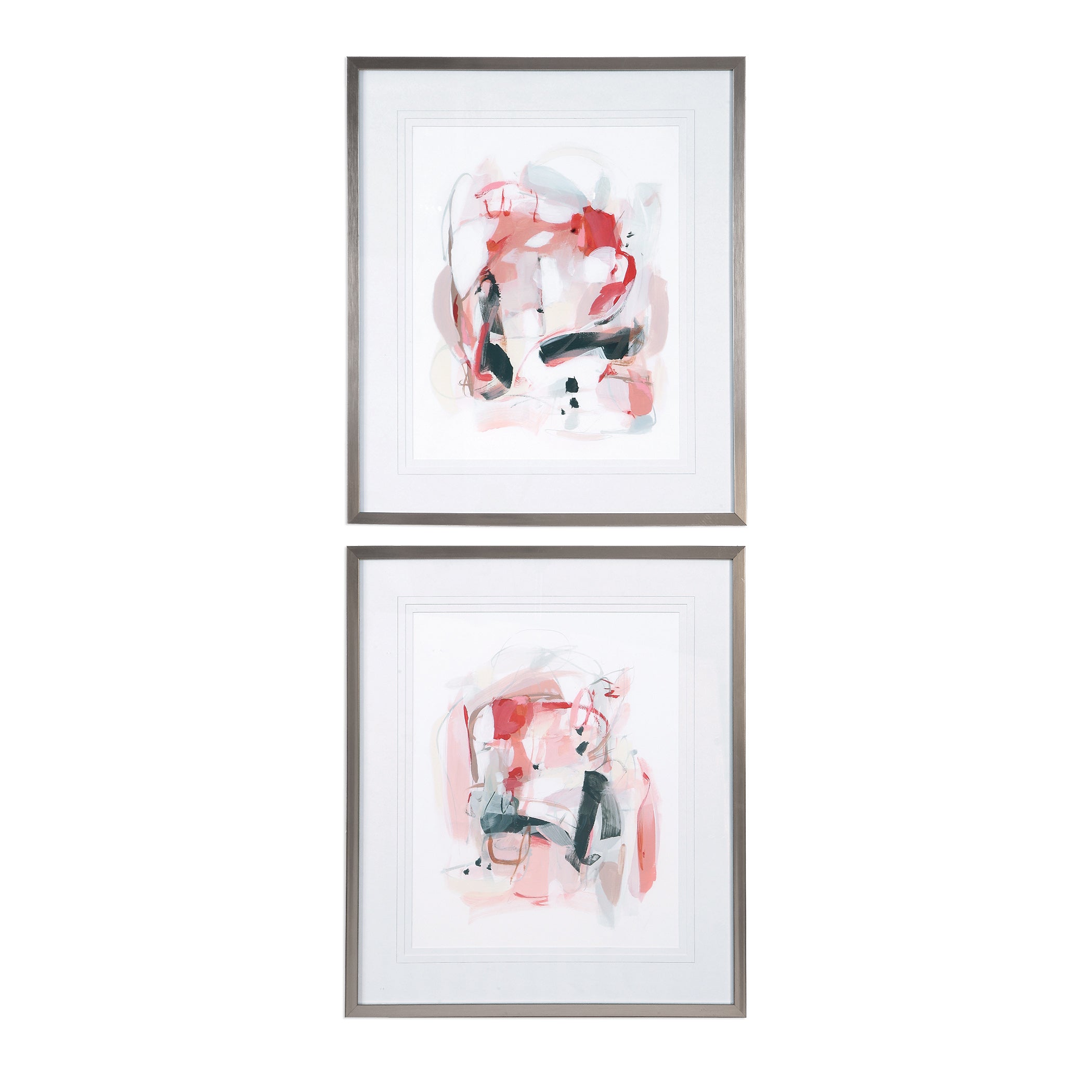 Soft Speak Abstract Prints - Set of 2