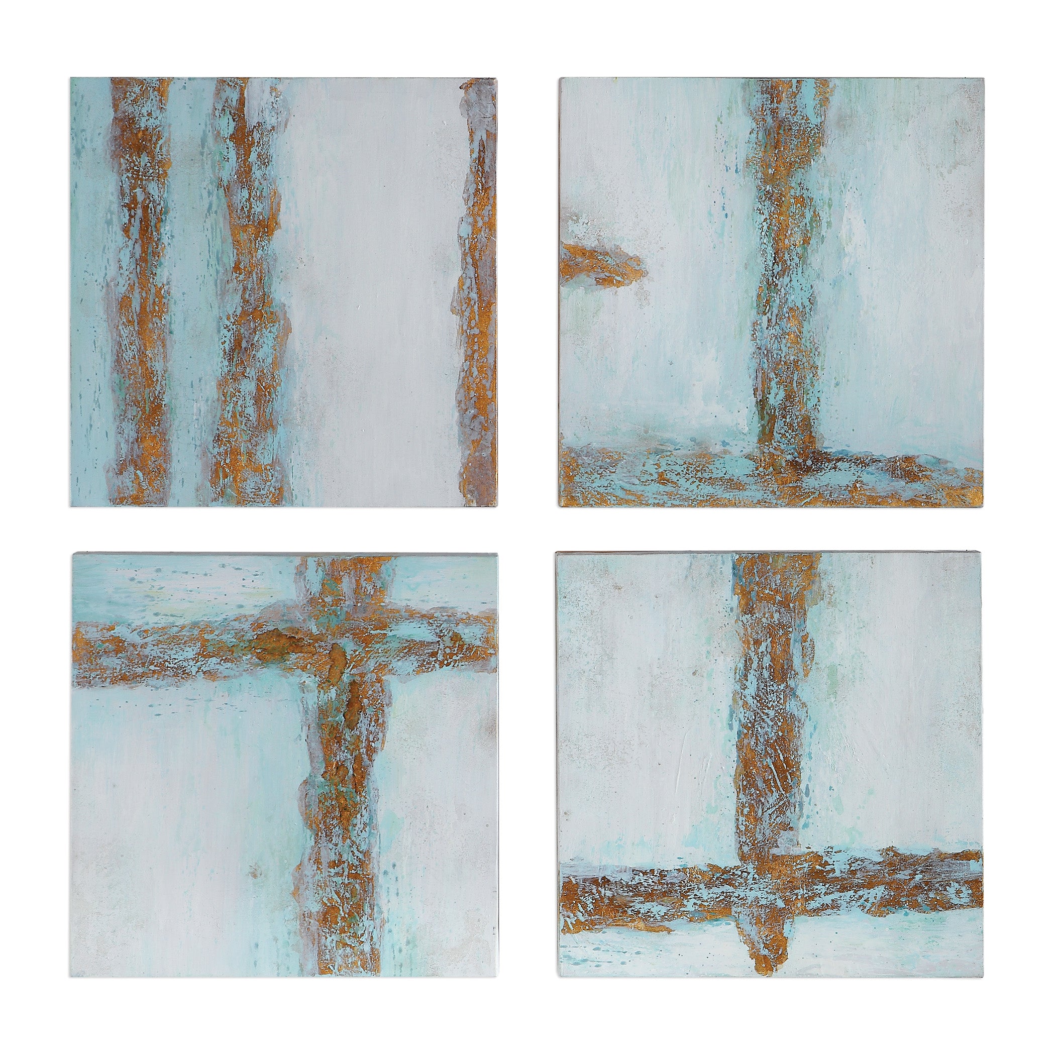 Cross Roads Contemporary Art - Set of 4