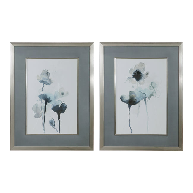 Midnight Blossoms Framed Prints - Set of 2