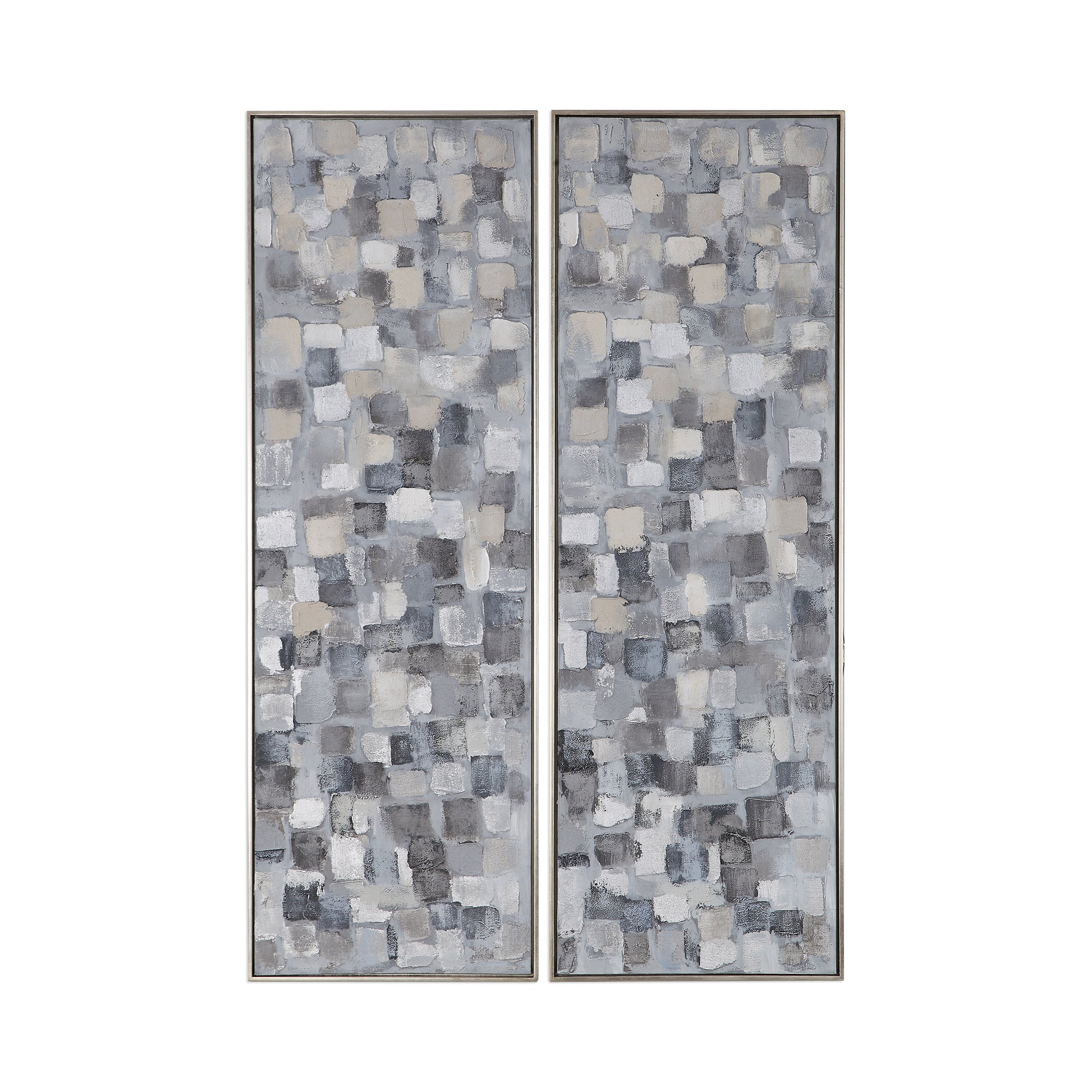 Cubist Hand Painted Art - Set of 2