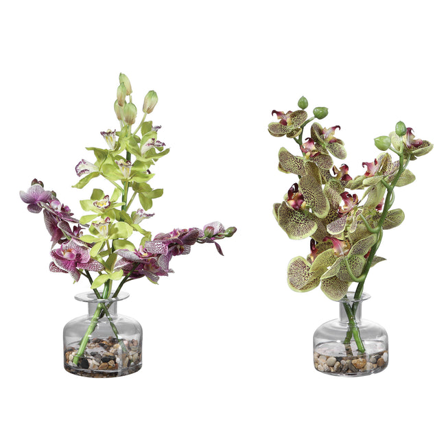 Malin Orchid Bud Vases - Set of 2