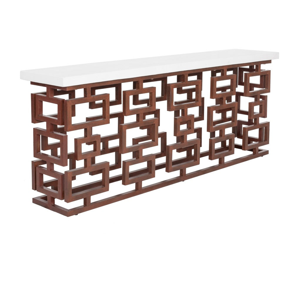 Ivey Outdoor Console Table