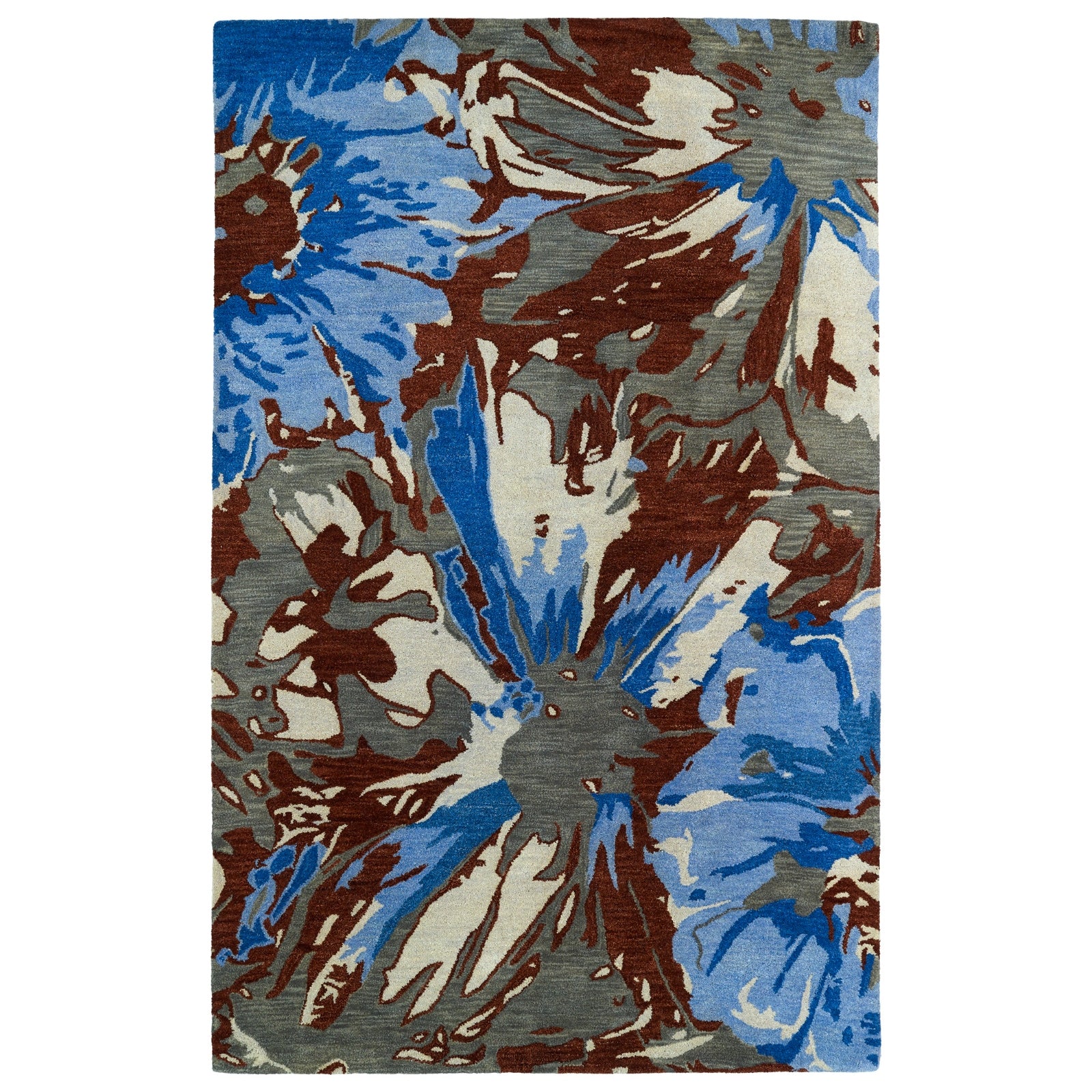 Brushstrokes Hand-Tufted Area Rug - 8' x 11', Multi-Colored, BRS06