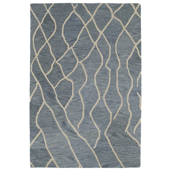 Casablanca Hand Tufted Area Rug - 5' x 8', Gray , CAS03