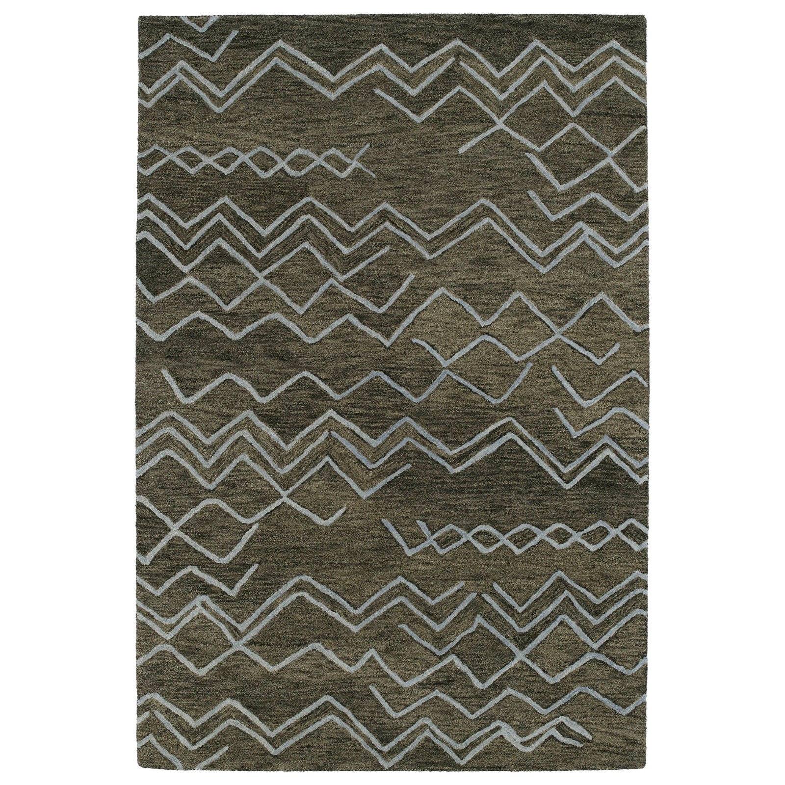 Casablanca Hand Tufted Area Rug - 4' x 6', Ash, CAS05