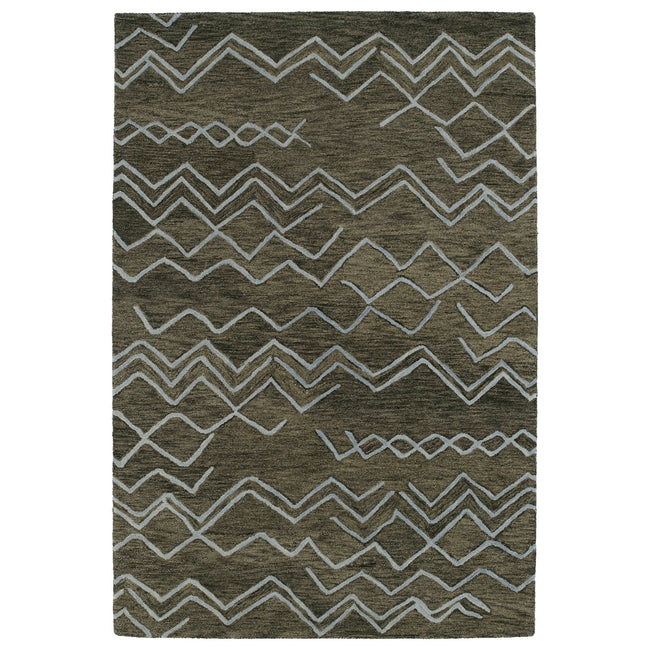 Casablanca Hand Tufted Area Rug - 5' x 8', Ash, CAS05