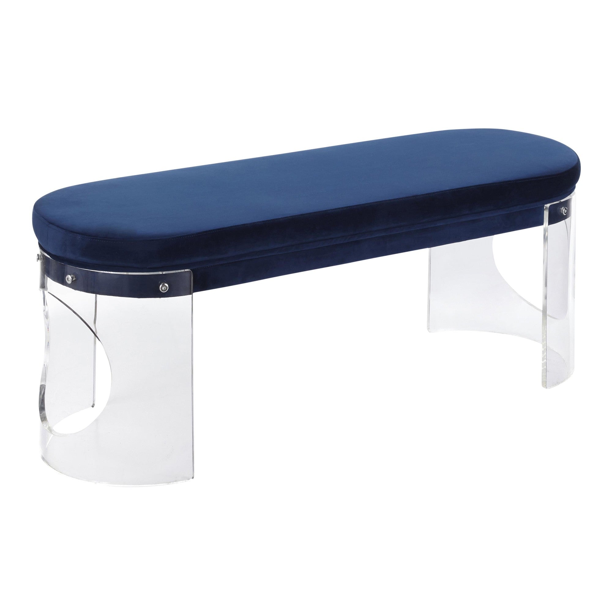 Clarity Bench - Navy Velvet