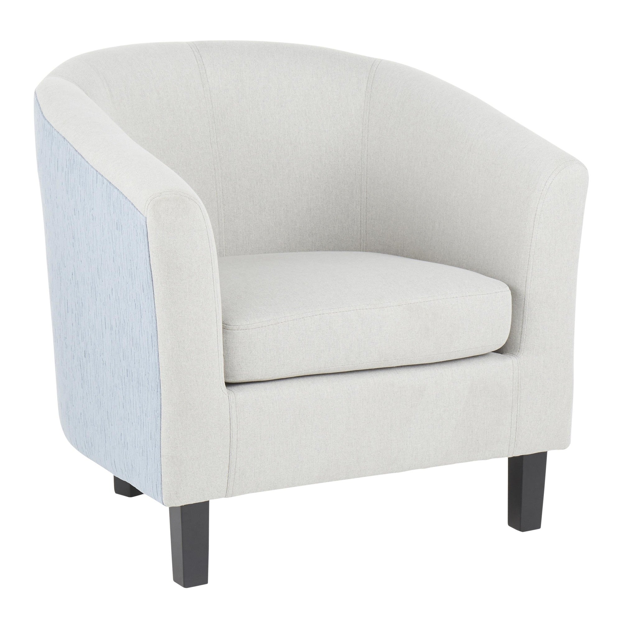 Claudia Barrel Chair - Light Gray