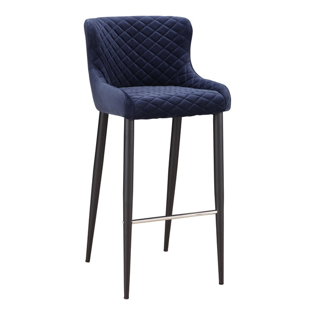 Etta Bar Stool - Dark Blue