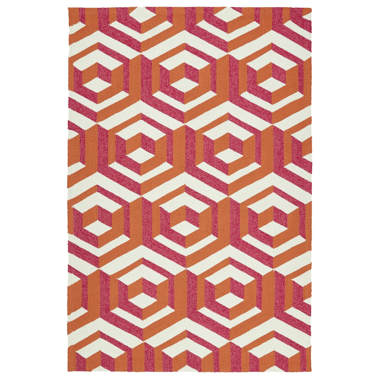 Escape Handmade Outdoor Rug - 4' x 6', Multi-Colored, ESC06