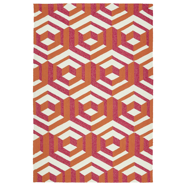 Escape Handmade Outdoor Rug - 8' x 10', Multi-Colored, ESC06