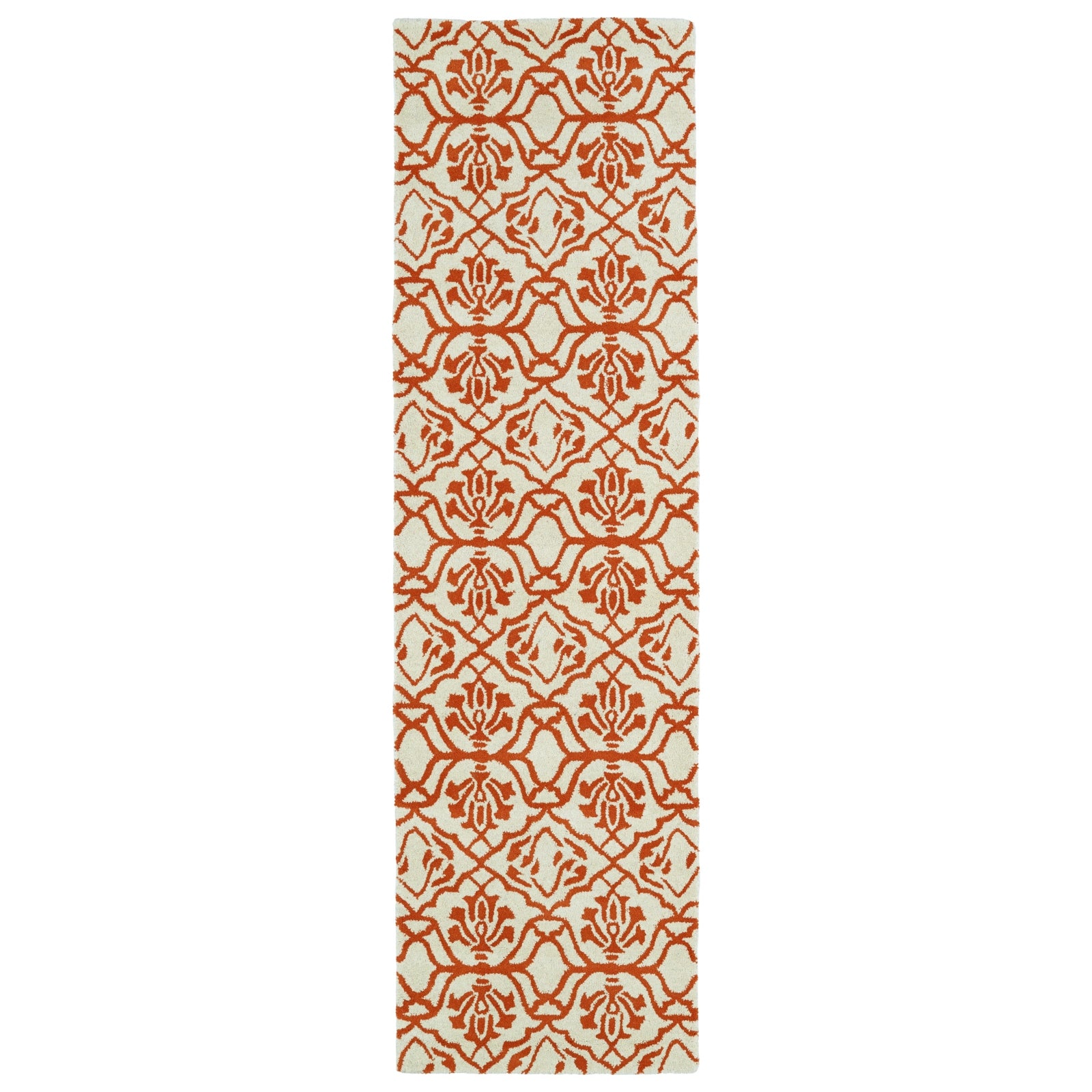 Evolution Hand Tufted Runner - 2'3" x 8', Orange, EVL01