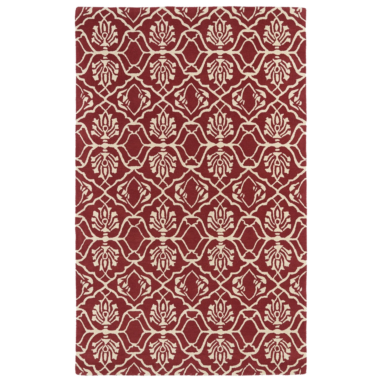 Evolution Hand Tufted Area Rug - 2' x 3', Berry, EVL01