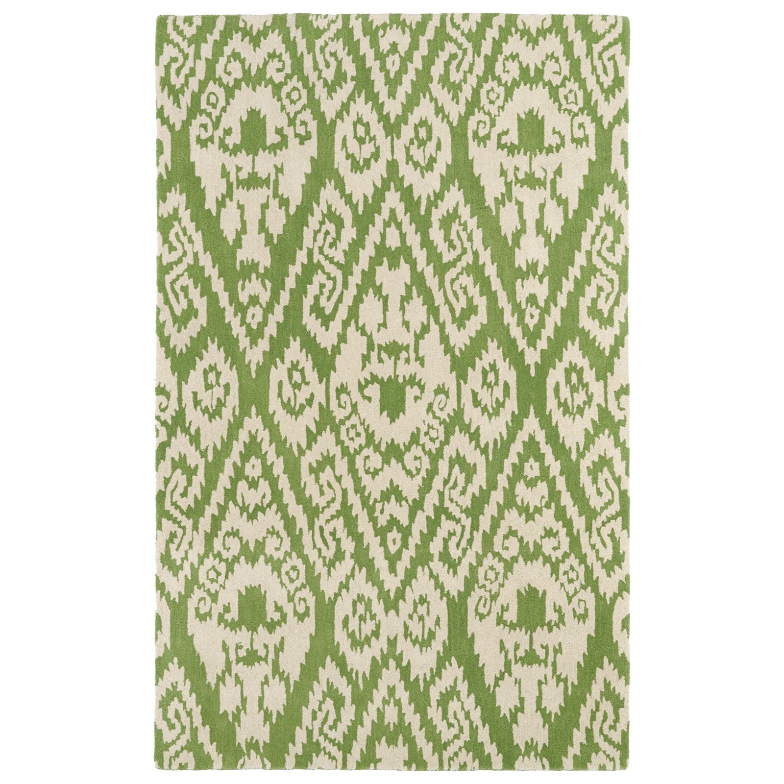 Evolution Hand Tufted Area Rug - 8' x 11', Green, EVL02