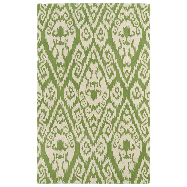 Evolution Hand Tufted Area Rug - 8' x 11', Green, EVL02