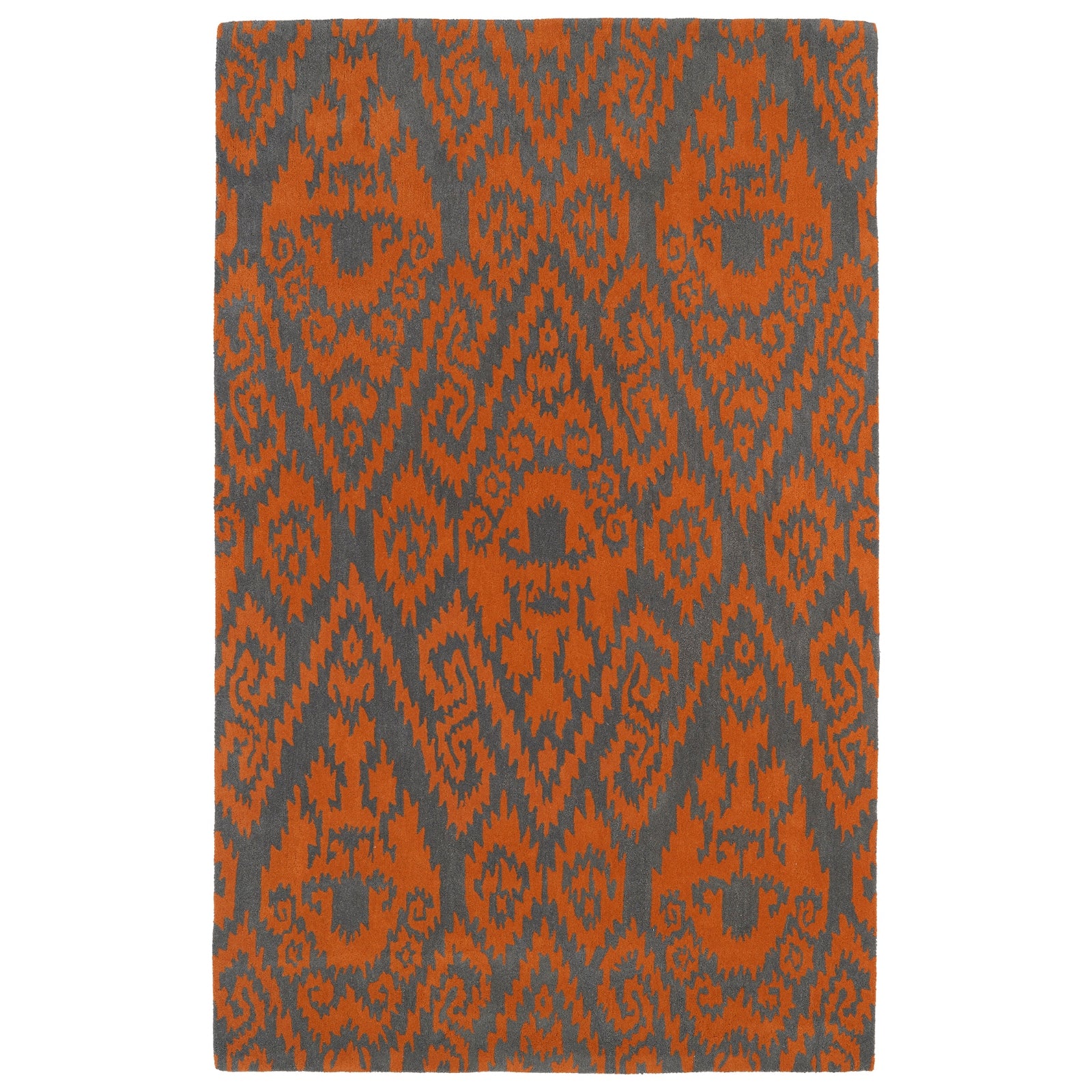 Evolution Hand Tufted Area Rug - 2' x 3', Orange, EVL02