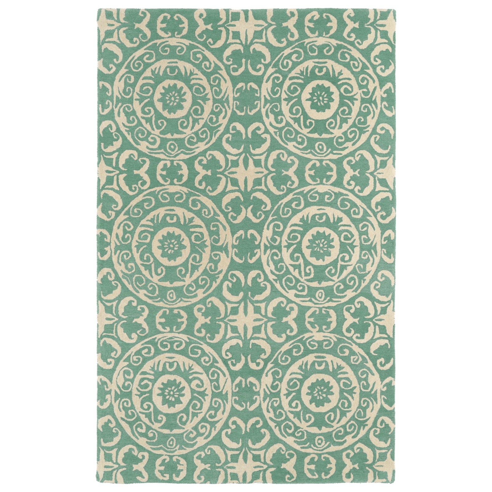 Evolution Hand Tufted Area Rug - 2' x 3', Mint, EVL03