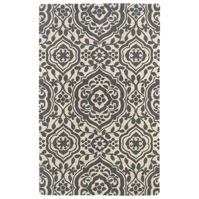 Evolution Hand Tufted Area Rug - 8' x 11', Gray, EVL04