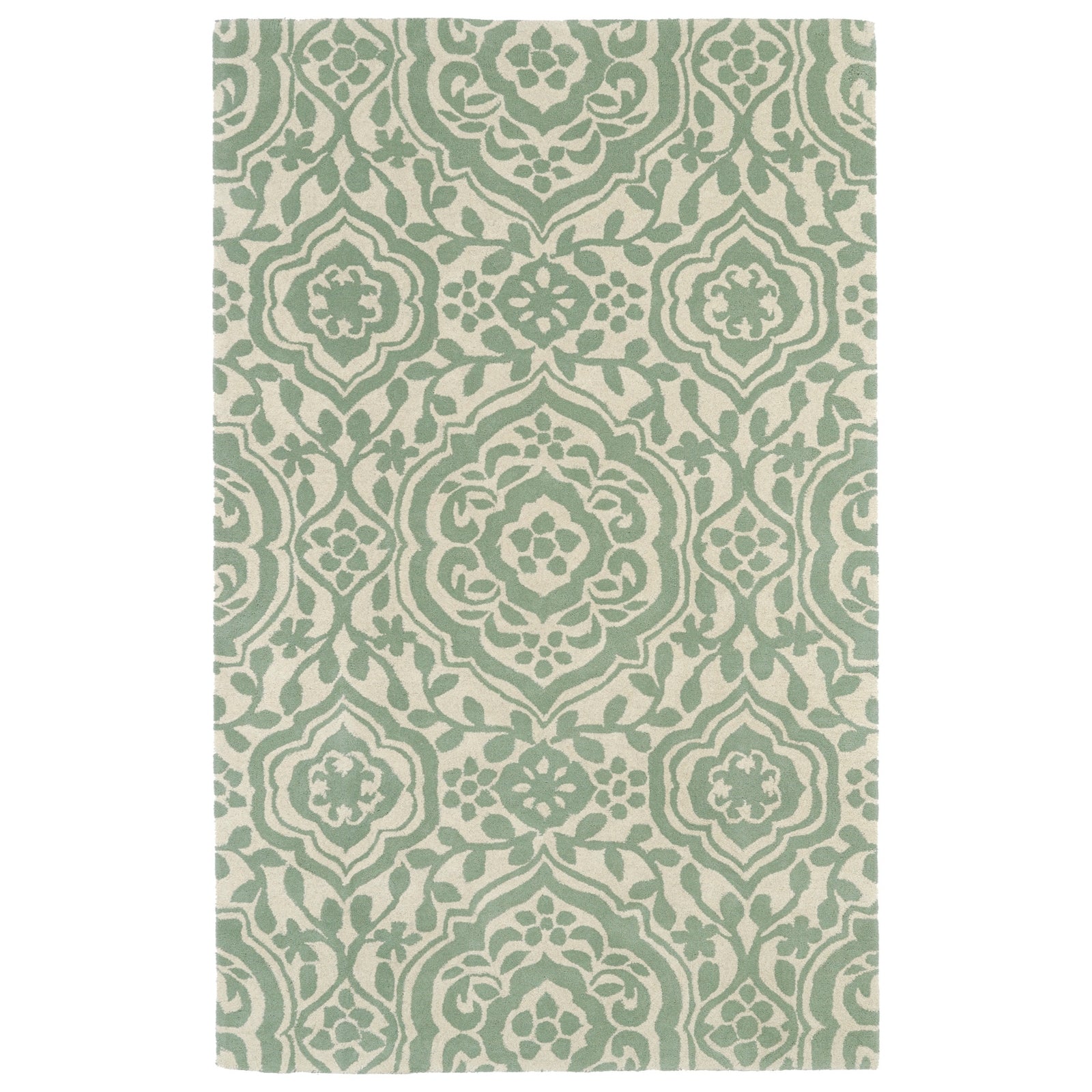 Evolution Hand Tufted Area Rug - 2' x 3', Mint, EVL04