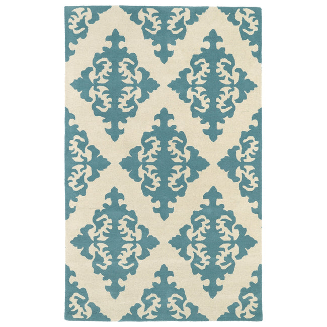 Evolution Hand Tufted Area Rug - 8' x 11', Spa, EVL05