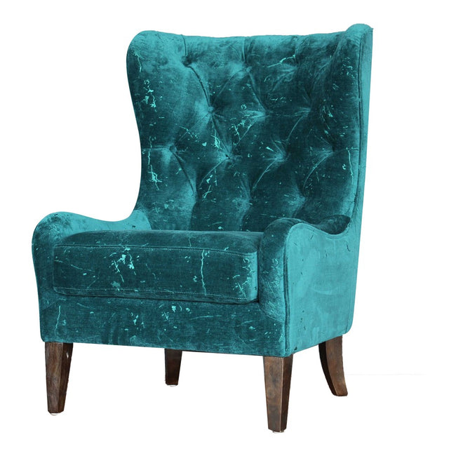 Arya Arm Chair - Blue Green