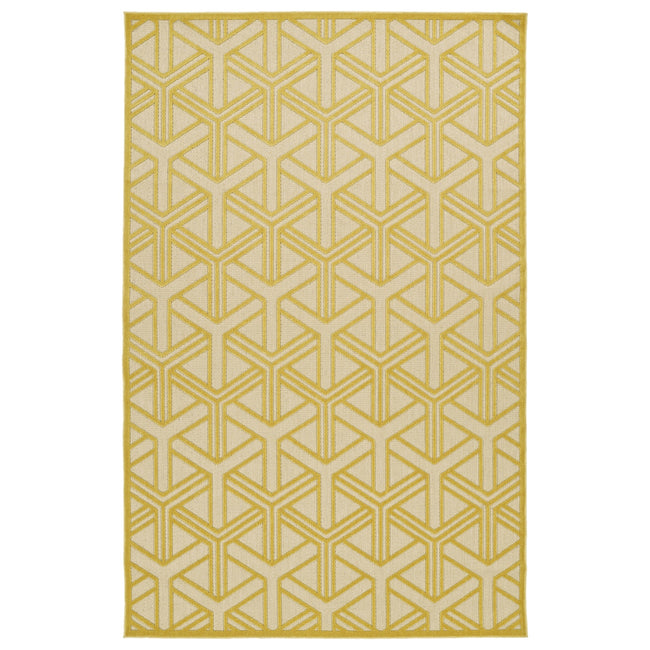 A Breath of Fresh Air Rug - 7'10" x 10'8", Gold, FSR106