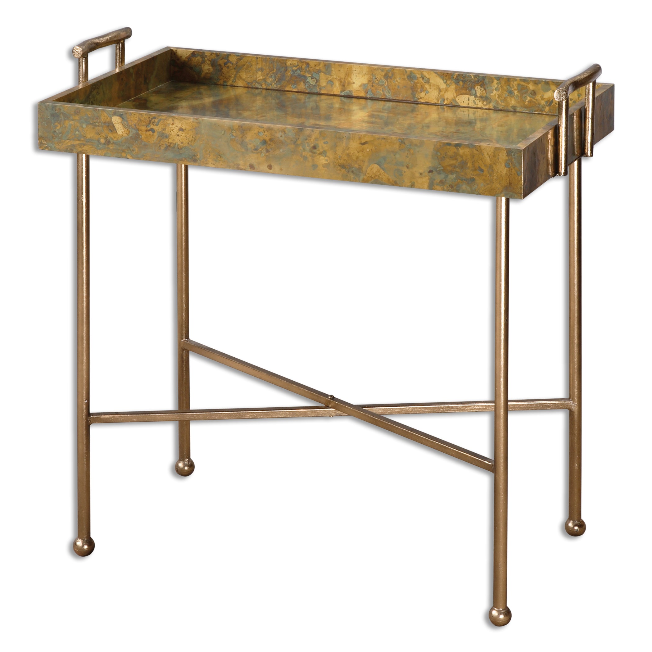 Couper Oxidized Tray Table