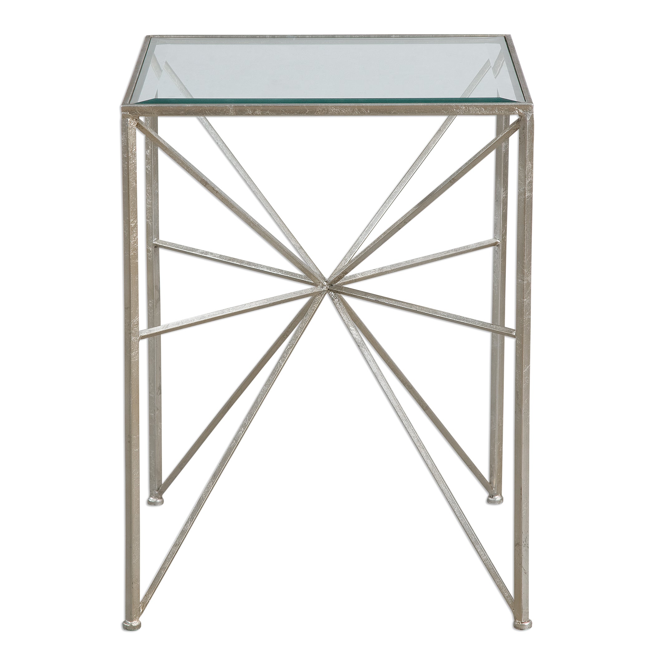 Silvana Silver Side Table