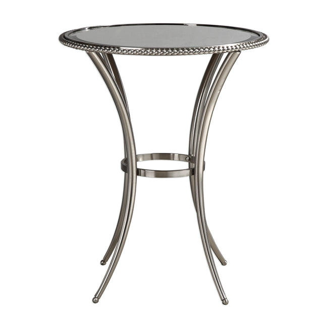 Sherise Beaded Metal Accent Table