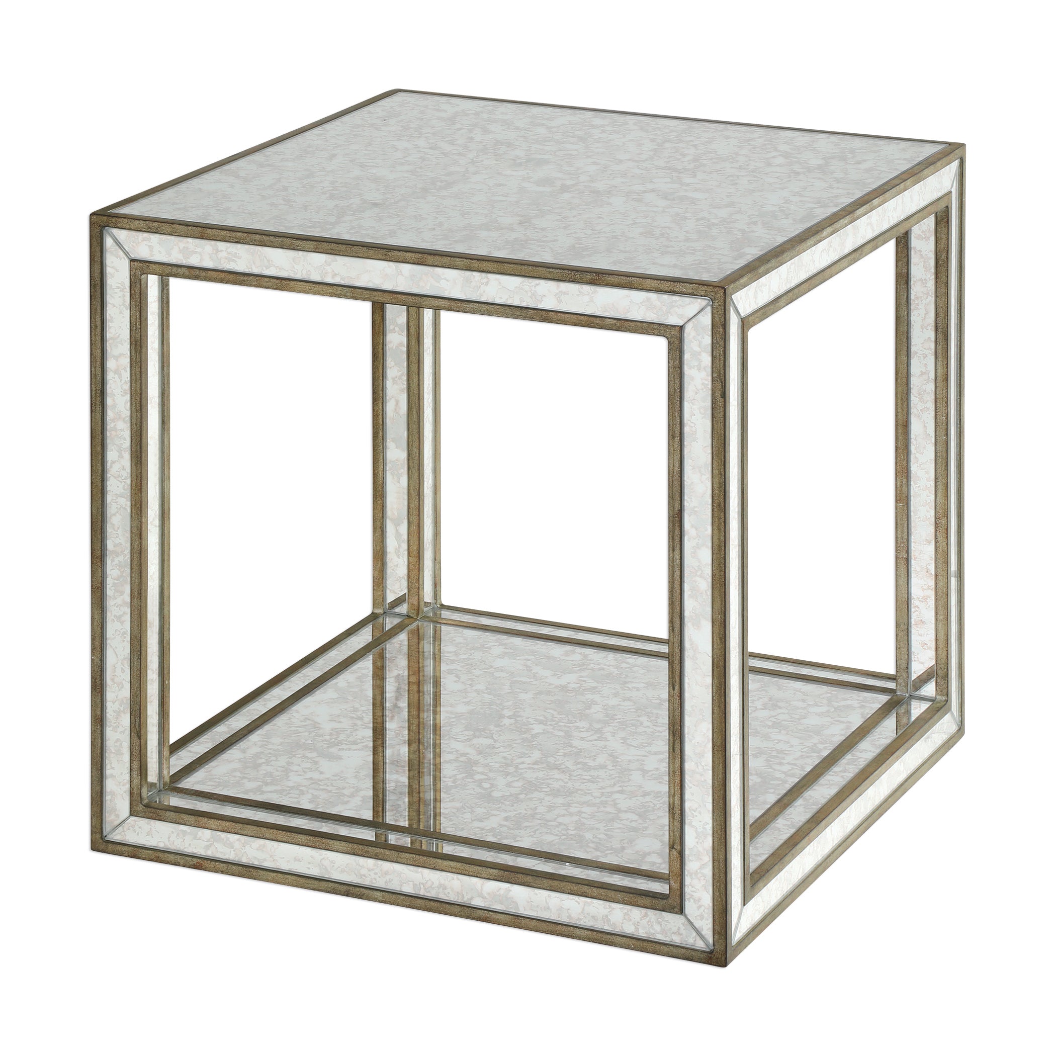 Julie Mirrored Accent Table