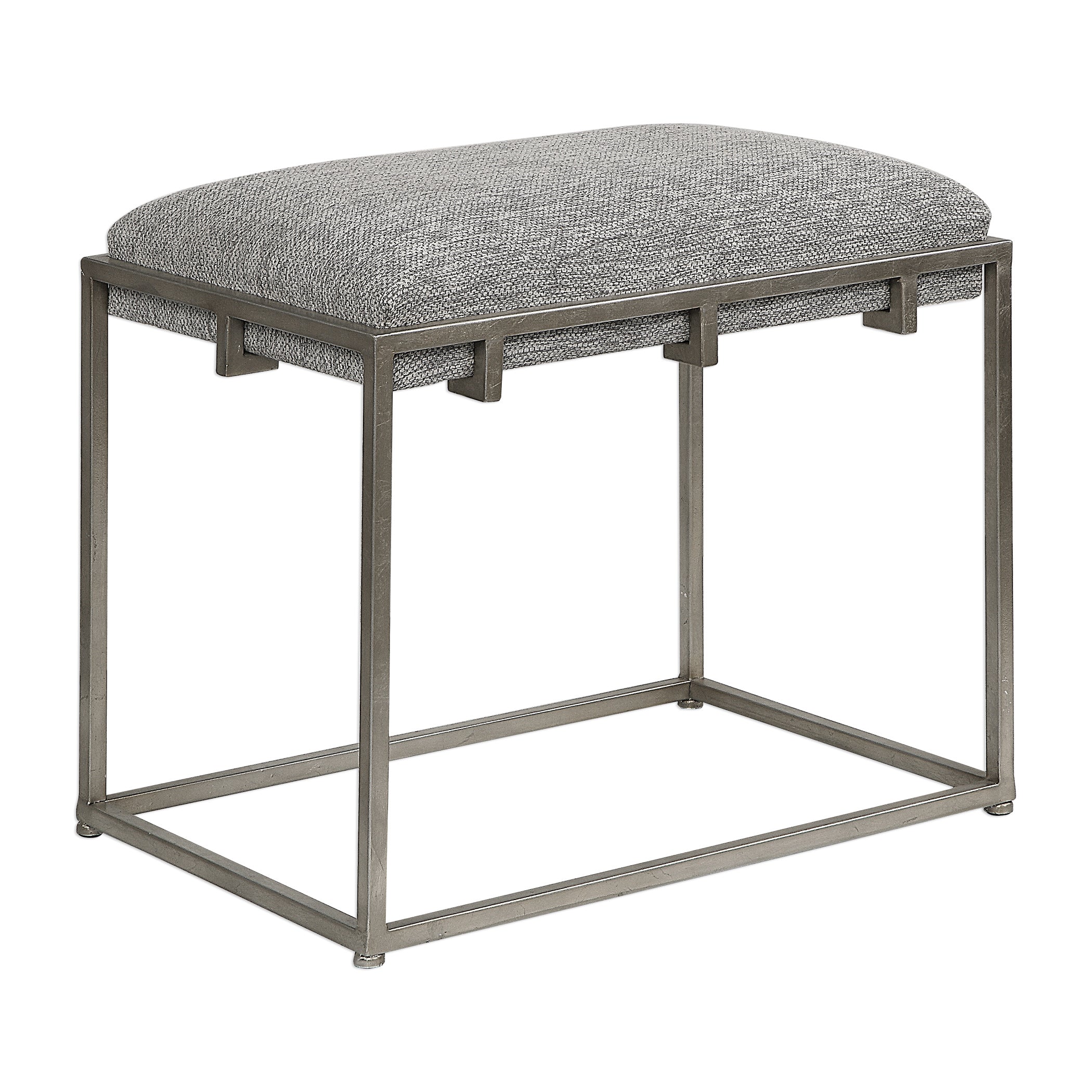 Edie Silver Small Bench