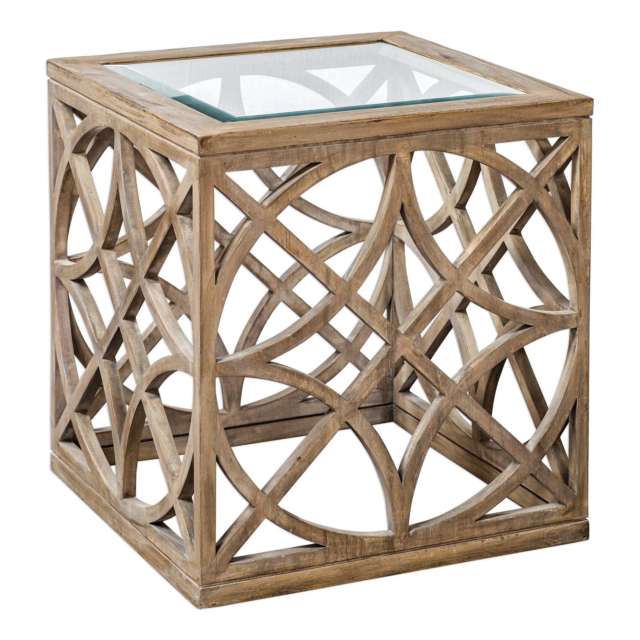 Janeva Wheat Accent Table